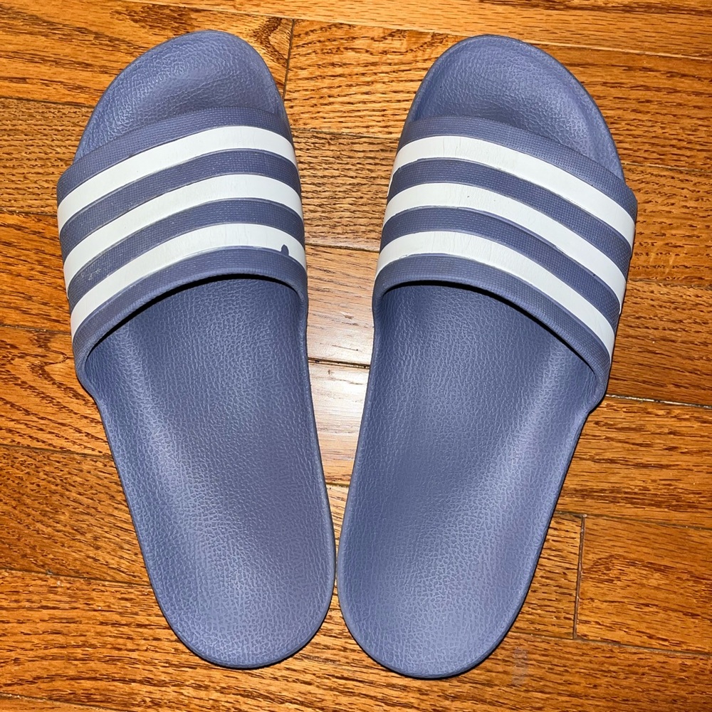 Lavender Adidas Adilette slides